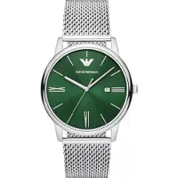 Giorgio Armani Minimalist Herrklocka Silver AR11578