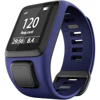 INF Klockarmband för TomTom Adventurer / Golfer / Runner / Spark m.m Mörkblå