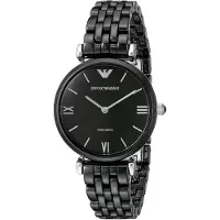 Giorgio Armani AR1487 Svart keramisk damklocka