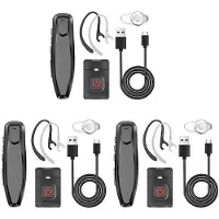 Semoic 3X Walkie Talkie Trådlöst PTT-Headset Öronsnäcka Handsfree K-Kontakt för Mikrofonheadset BF-888S K5
