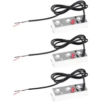 Zandona 3X 3 Mist Maker Ultrasonic Mist Dimma Luftfuktare Vatten Fontän Dim Maker Maskin Rostfritt StåL Dimmaskin