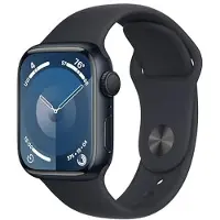 Apple Watch Series 9 41 mm (GPS) (MR8X3, Midnight aluminiumhölje med Midnight sportband - M/L)