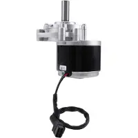 Semoic 250W 24V 75Rpm LåGhastighetsborstmotor, 44Mm LäNgre Axel, Axeldiameter 17Mm, Rullstol Begagnad -VäXelborstad Motor