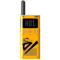 Zandona Analog Walkie-Talkie Slim Body APP -Programmering Positionering Utomhusäventyr LED-Punktmatrisskärm FM