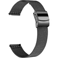INF Armband Rostfritt stål Garmin Venu 3S / Forerunner 265s 18 mm Black