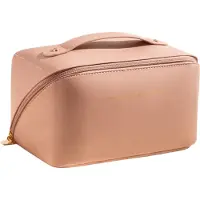 INF Sminkväska / Rymlig Necessär - Väska för Smink - Makeup Bag Rosa