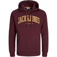Jack & Jones Sweatshirt 'JJEJosh' curry / vinröd