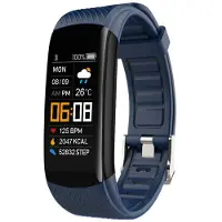 INF Aktivitetsarmband / Fitnessarmband / Pulsklocka DarkBlue