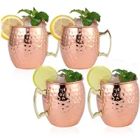 INF Elegant hamrad kopparkocktailglas M