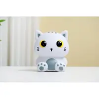 Itotal Grey Cat-18 × 15 × 12.5 Cm Lampa