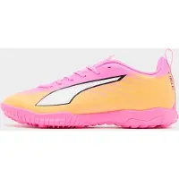 Puma Ultra 6 Play TT Showtime - Rosa/White/Orange/Blå/Svart Barn - Turf (TF), storlek 38