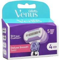 Gillette Venus Deluxe Smooth Swirl utbytbara rakhuvuden 4 st