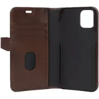 Ginza.se BUFFALO 2in1 Wallet Leather 3 card iPhone 12 Mini Brown