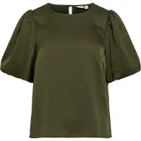 Vila Ellette Puff Kortärmad Blus