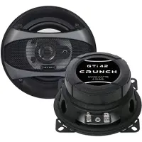 Crunch GTI-42 3-vägs triaxialhögtalare 100 W Innehåll: 1 par