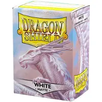 Sleeves Standard Size Matte White (100ct)