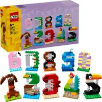 LEGO 40807 Tortentillbehör (hund, anka, tukan, Flamingo, krokodil, spindel, wal och orm)