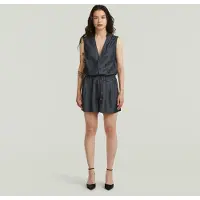 G-Star Lightweight Blazer Playsuit - Dark blue - Women
