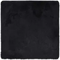vidaXL Ryamatta med lång lugg NAVARRA svart 120x120 cm polyester