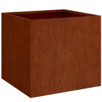 vidaXL Odlingslåda 32x30x29 cm rosttrögt stål