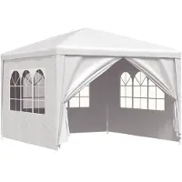 vidaXL Partytält 3x3 m vit