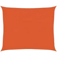 vidaXL Solsegel 160 g/m² orange 2,5x3 m HDPE