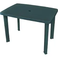 vidaXL Trädgårdsbord grön 101x68x72 cm plast
