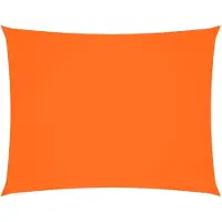 vidaXL Solsegel oxfordtyg rektangulärt 4x6 m orange