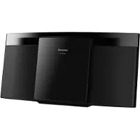 Panasonic Panasonic: Kompakt vägghängd microstereo svart