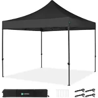 Vonroc Easy-Up Partytält - 3x3 m | Svart