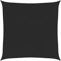 vidaXL Solsegel 160 g/m² svart 4,5x4,5 m HDPE