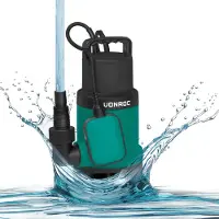 Vonroc Dränkbar pump 750W – 14000 L/h | Smutsigt och rent vatten