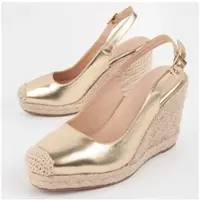 Montevita Wedge Espadrille Balenci5 Guld