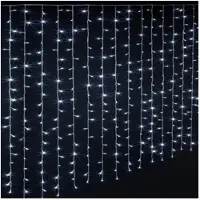 LIGHTS Julbelysning Fééric & Christmas ljusridå 150 LED, vit