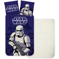 Star Wars Stormtrooper barnlakan set 100x135 cm, 40x60 cm - Sängen för små äventyrare