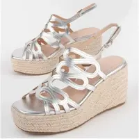 Montevita Wedge Sandal Salia2 Silver