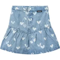 Liewood Kjol - Denim - Dayla - Sweathearts/Light Blue Denim - - 6 år (116) - Kjol