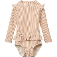 Liewood Baddräkt - Sille Baby - Y/D Stripe Pale Toscana/Creme d - - 1½ år (86) - Badkläder
