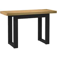 vidaXL Skrivbord NOAIN U-formade ben 120x50x75 cm massiv furu