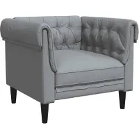 vidaXL Chesterfield Fåtölj, Säte med Armstöd och Ryggstöd, Klädd Soffstol, Möbler för Vardagsrum, 372538