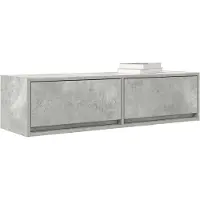 vidaXL TV-skåp Betonggrå Konstruerat trä 100 x 31 x 25.5 cm