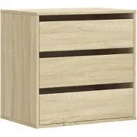 vidaXL Byrå sonoma-ek 60x41x58 cm konstruerat trä