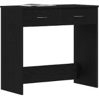 vidaXL Skrivbord Svart ek MDF 80 x 40 x 75 cm, medelstort skrivbord