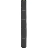 vidaXL Ogräsmatta svart 1x150 m PP
