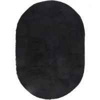 vidaXL Ryamatta med lång lugg NAVARRA svart 300x200 cm polyester