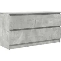 vidaXL TV-bänk betonggrå 100x35x54 cm konstruerat trä