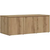 vidaXL Tv-bänk artisan ek 80x34x30 cm konstruerat trä