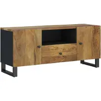 vidaXL TV-skåp 105x33,5x46 cm massivt mangoträ och konstruerat trä