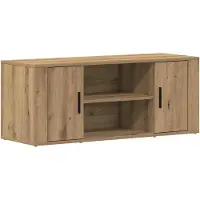 vidaXL TV-skåp Artisan ek Spånskiva Medium TV-bänk Rektangulär