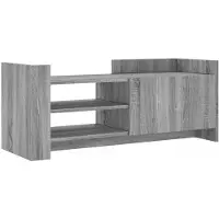 vidaXL TV-bänk grå sonoma 100x35x40 cm konstruerat trä